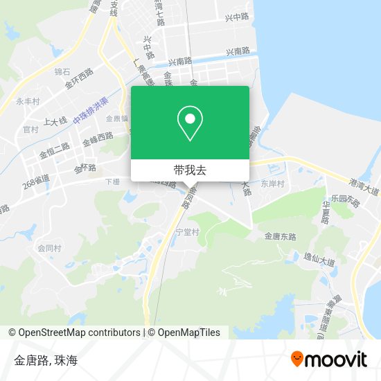 金唐路地图