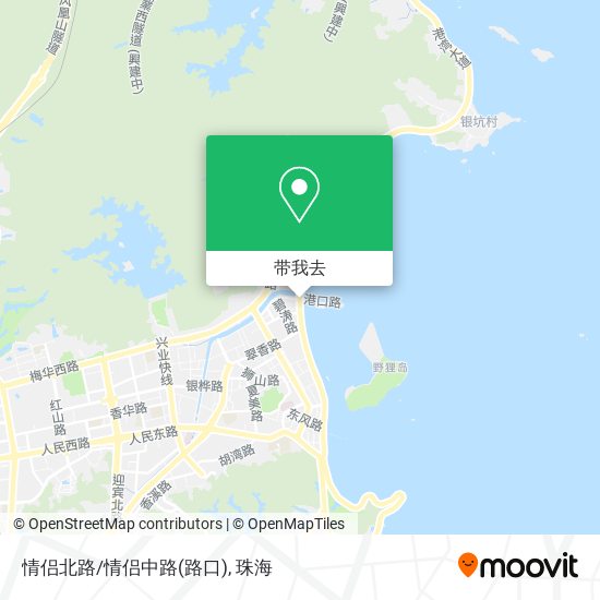 情侣北路/情侣中路(路口)地图