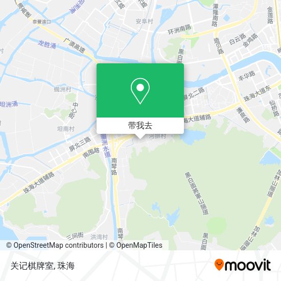 关记棋牌室地图