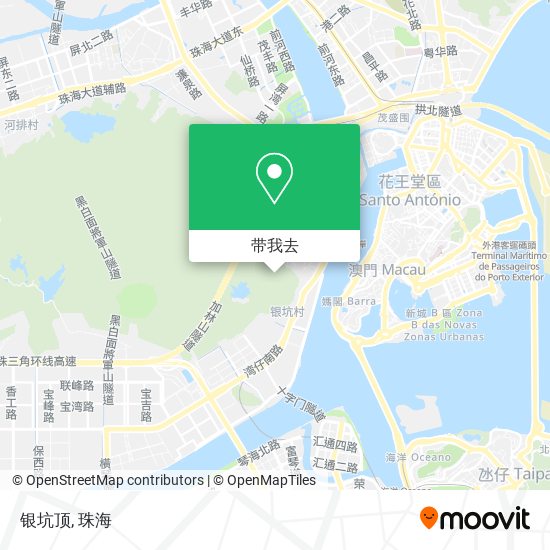 银坑顶地图