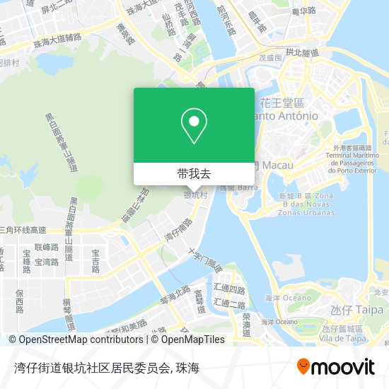 湾仔街道银坑社区居民委员会地图