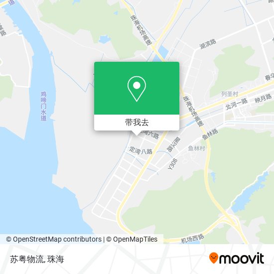 苏粤物流地图