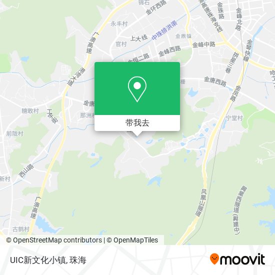 UIC新文化小镇地图