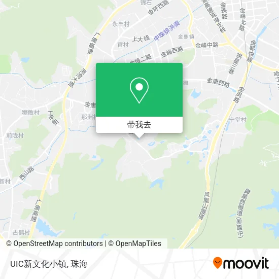 UIC新文化小镇地图
