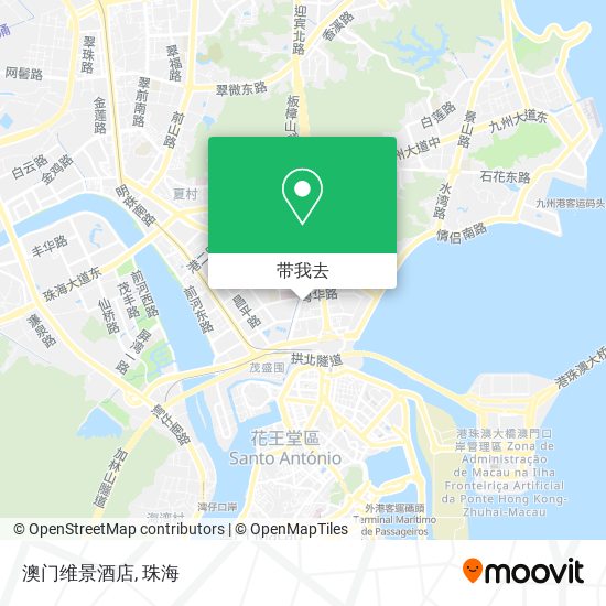 澳门维景酒店地图