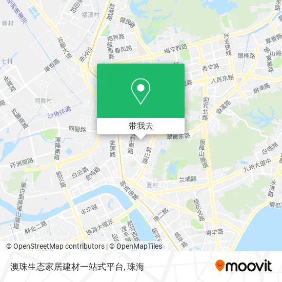 澳珠生态家居建材一站式平台地图