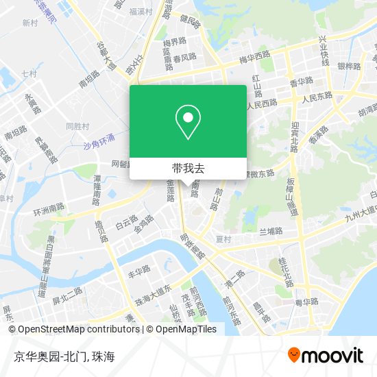京华奥园-北门地图