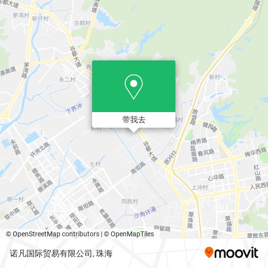 诺凡国际贸易有限公司地图