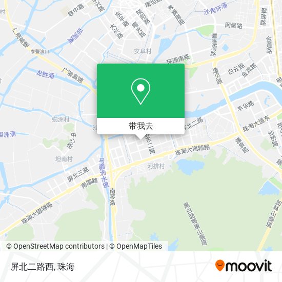屏北二路西地图