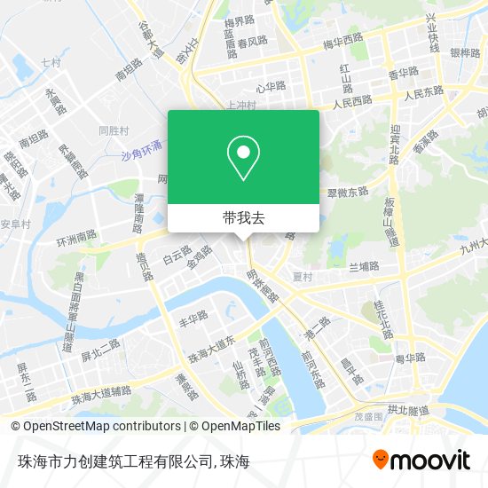 珠海市力创建筑工程有限公司地图