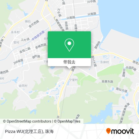 Pizza WU(北理工店)地图