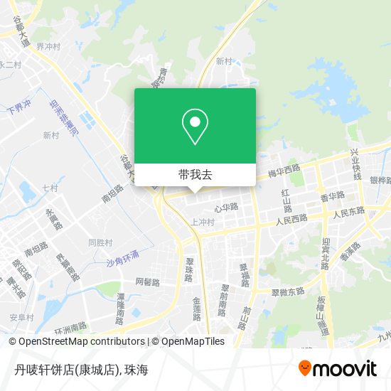丹唛轩饼店(康城店)地图