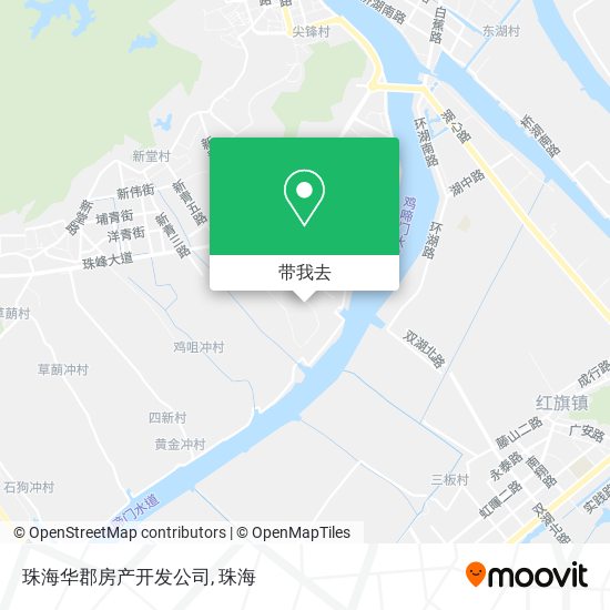 珠海华郡房产开发公司地图