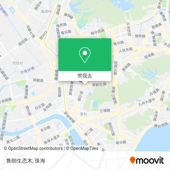 鲁朗生态木地图