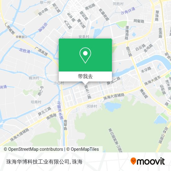 珠海华博科技工业有限公司地图