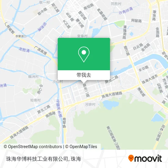 珠海华博科技工业有限公司地图