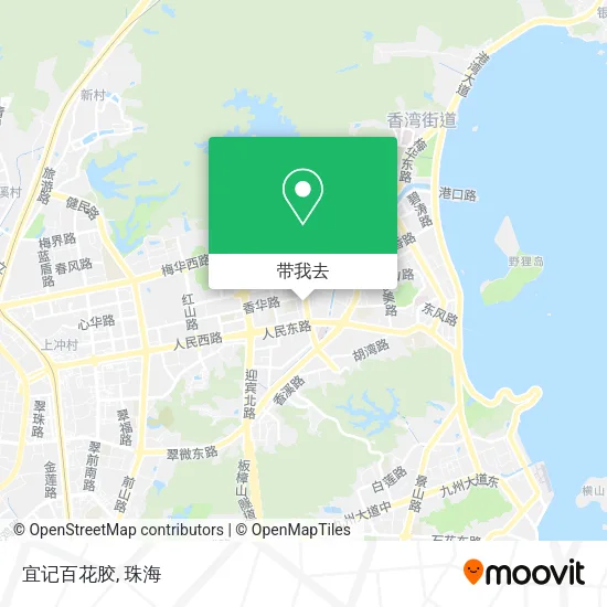 宜记百花胶地图