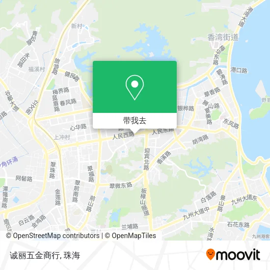 诚丽五金商行地图
