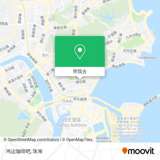 鸿运咖啡吧地图