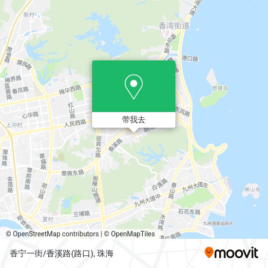 香宁一街/香溪路(路口)地图