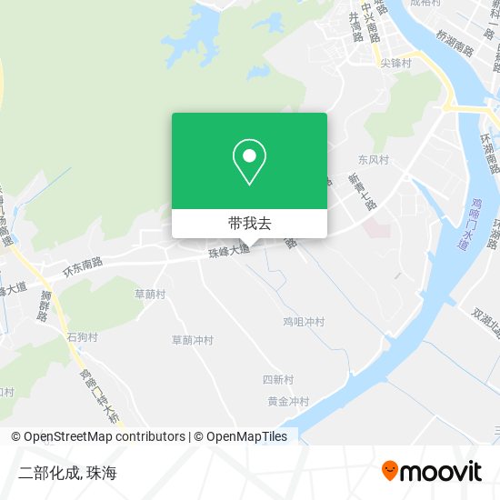 二部化成地图
