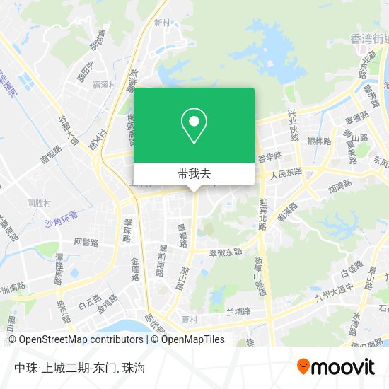 中珠·上城二期-东门地图