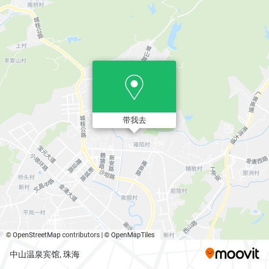 中山温泉宾馆地图