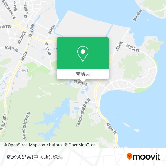 奇冰营奶茶(中大店)地图