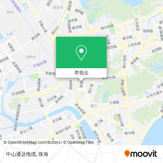 中山通达电缆地图