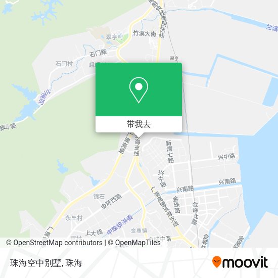 珠海空中别墅地图