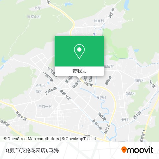 Q房产(英伦花园店)地图