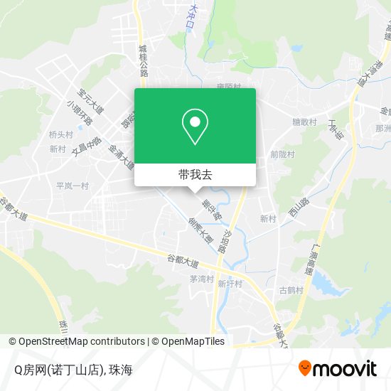 Q房网(诺丁山店)地图