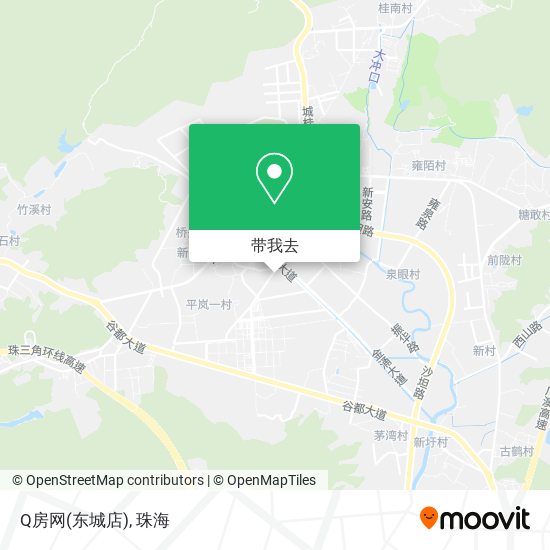 Q房网(东城店)地图