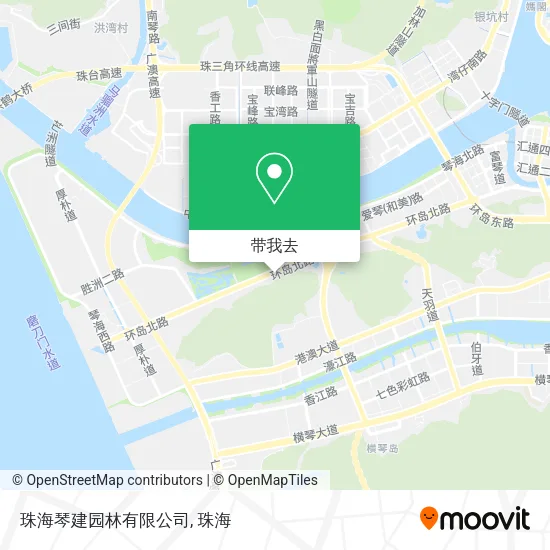 珠海琴建园林有限公司地图