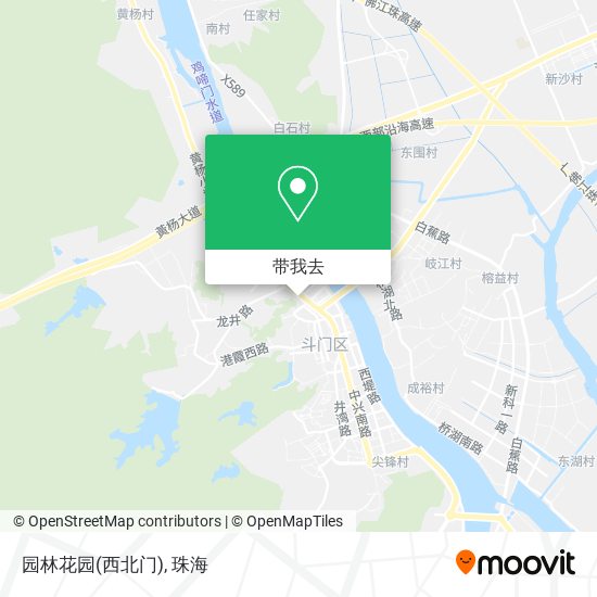 园林花园(西北门)地图