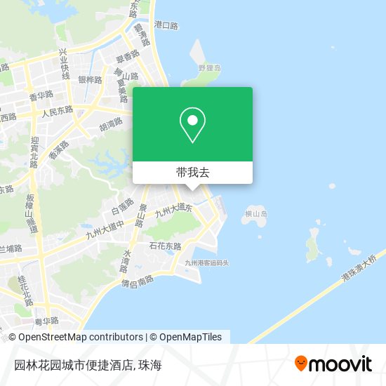 园林花园城市便捷酒店地图