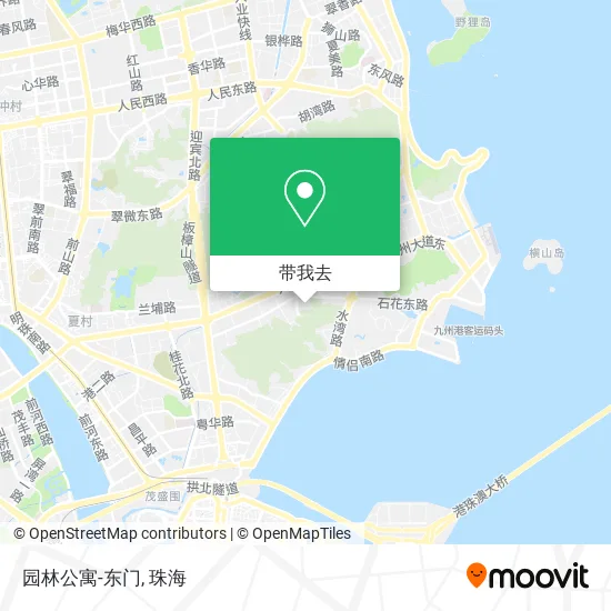园林公寓-东门地图