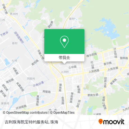 吉利珠海凯宝特约服务站地图
