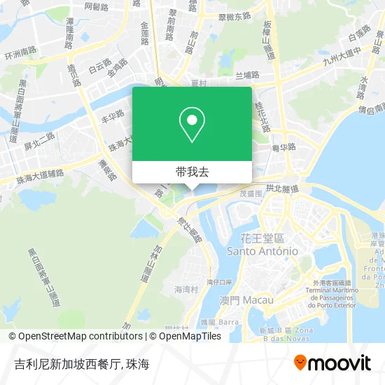 吉利尼新加坡西餐厅地图