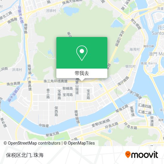 保税区北门地图