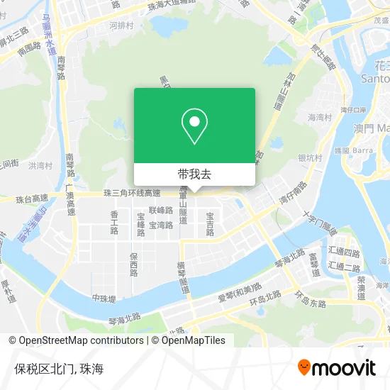 保税区北门地图