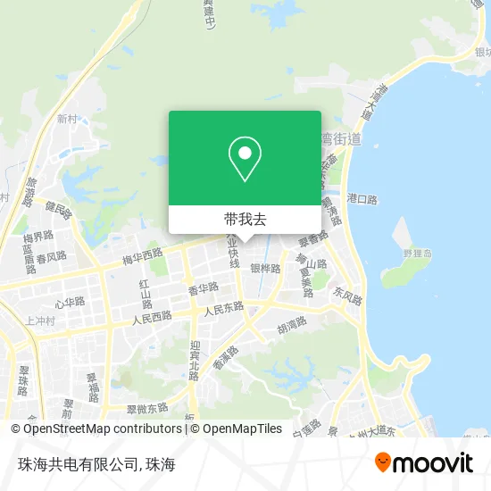 珠海共电有限公司地图
