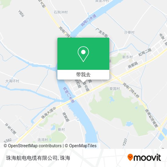 珠海航电电缆有限公司地图
