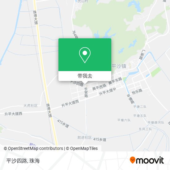 平沙四路地图