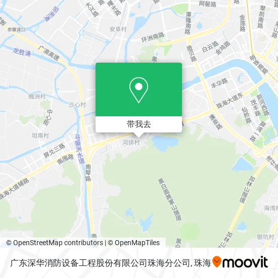 广东深华消防设备工程股份有限公司珠海分公司地图