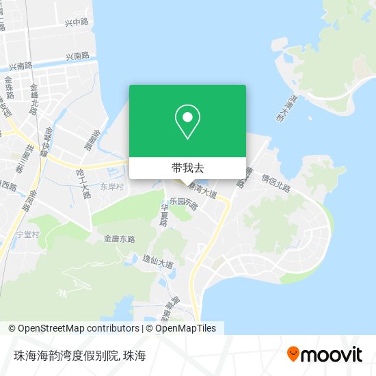 珠海海韵湾度假别院地图