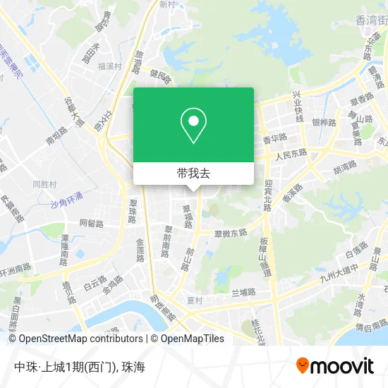 中珠·上城1期(西门)地图