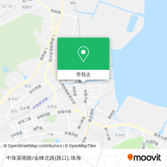 中珠渠南路/金峰北路(路口)地图