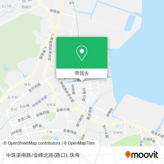 中珠渠南路/金峰北路(路口)地图