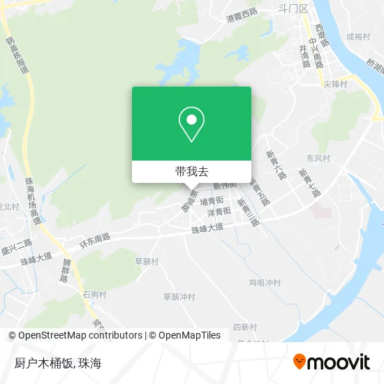 厨户木桶饭地图